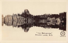 Vintage RPPC Sylvan Lake Black Hills SD &quot;The Reflection&quot; by A. Lease - £8.89 GBP