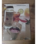 The Bacardi Party Book 1973 Recipes for Drinks Punch Snacks Appetizers &amp;... - $9.99