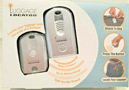 New in Box! Luggage Locator Up to 60 Feet Away Remote and Receiver FCC A... - $14.80