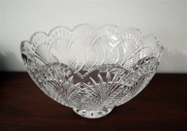 Wonderful c1980 Huge WATERFORD Crystal Fruit Bowl 10&quot; Signed Ireland - £197.96 GBP