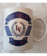Las Vegas Nevada LV Coffee Mug  App 10oz 3&quot; dia by 4&quot; tall - £9.51 GBP