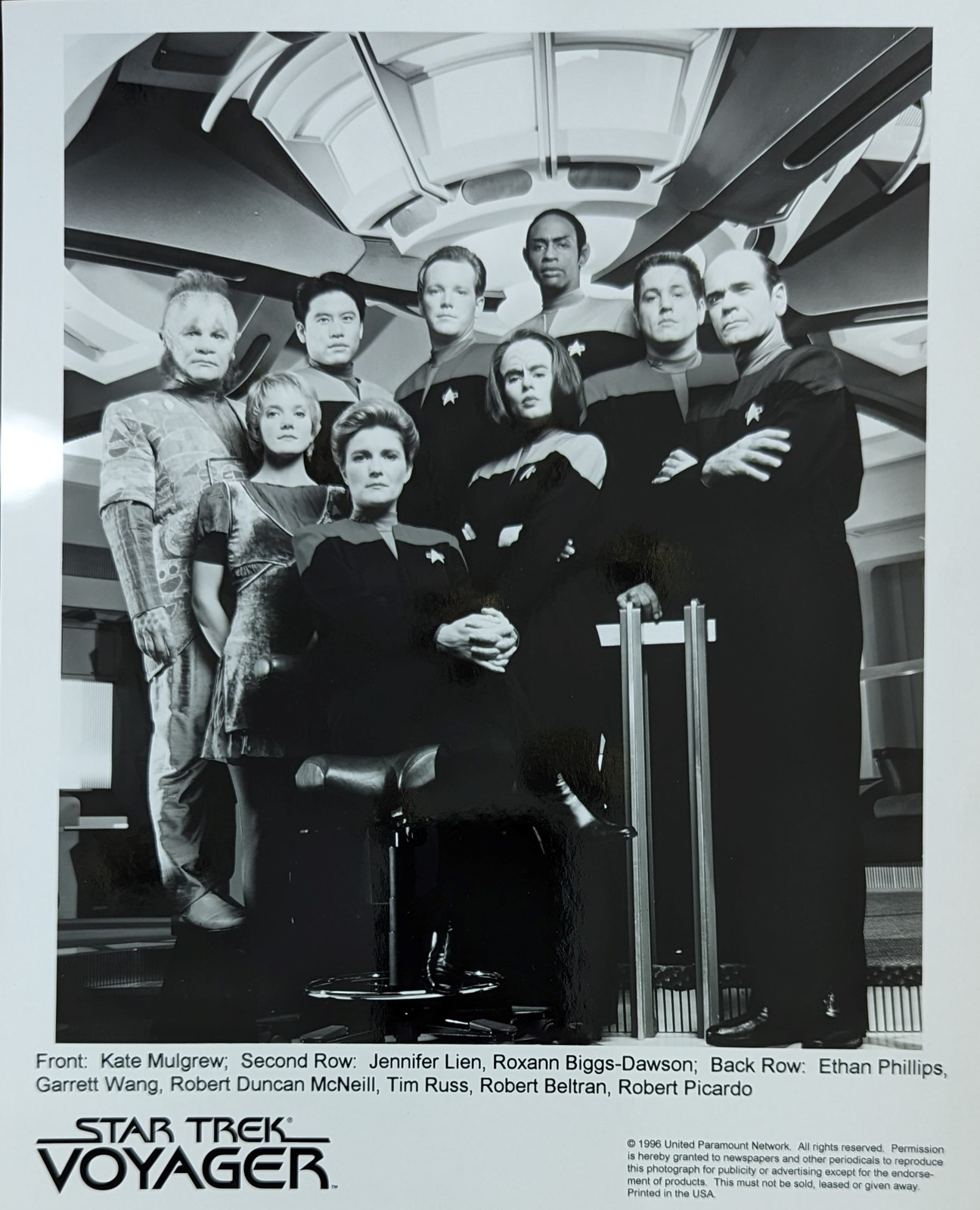 Primary image for Star Trek Voyager Cast 10x8 1996 Original Press Photo 
