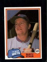1981 Topps Traded #835 Rusty Staub Nmmt Mets - £2.69 GBP