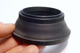 52mm Rubber Double Threaded Collapsible  Lens Hood Shade for 50mm f1.4 - $9.60