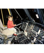 John F. Kennedy Jr. at controls of Marine One helicopter JFK Jr. New 8x1... - £7.02 GBP