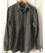 Banana Republic Button Front Shirt Men XL Soft Wash Tailored Slim Fit Co... - £12.04 GBP