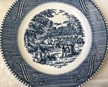 Currier And Ives Royal China Small Side Replacement Plate 6 1/2 Gatherin... - $12.19