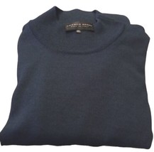 FRANCO ROSSI XXL MADE IN ITALY MERINO WOOL BLEND CREW NECK PULLOVER CARD... - £22.15 GBP