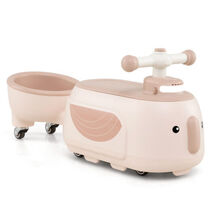 Toddler Ride on Toy with Trailer and Light Music-Blue - $110.05