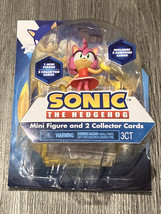 Sonic The Hedgehog Amy Action Figure 2.5” + 2 Collector Cards Sega New - £3.79 GBP