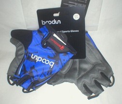 Boodun Sports Athletic Cycling 1/2 Finger Gloves Unisex Size XXL - £6.37 GBP