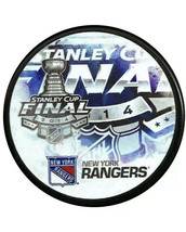 2014 NY RANGERS STANLEY CUP FINAL PUCK RARE OFFICIALLY LICENSED  - £47.18 GBP