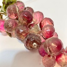 Vintage Acrylic Lucite Bunch of Grapes Decoration Purple and Green 8 in - £12.41 GBP