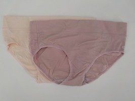 Felina Lingerie 2 Pk Womens Sz S Pima Cotton Hipster Panties Pink Mauve Nwot - £6.31 GBP