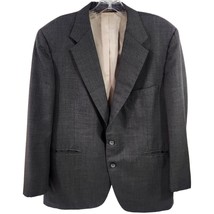 Nordstrom Men&#39;s Shop Wool Suit Jacket 44R Charcoal Gray Blazer Suit Jacket - $28.70