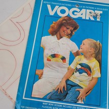 Vintage 1980s Vogart Embroidery Stamp Transfer Uncut - $12.00