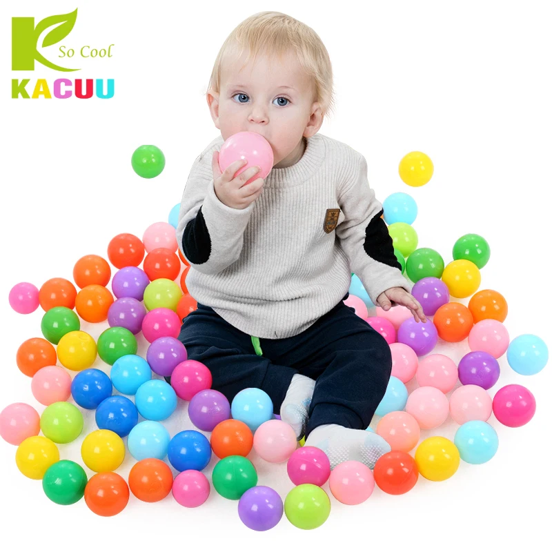 100/200pcs Eco-Friendly Colorful Plastic Ball Toys Soft Ocean Balls for The Pool - £17.02 GBP+