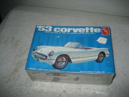 AMT 53 Corvette #T310 1/25 Model Kit vintage original - £31.13 GBP