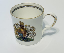 Queen Elizabeth II Silver Jubilee 1977 England Coffee Mug Aynsley China - £18.65 GBP
