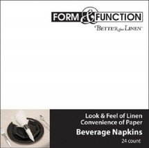 Better than Linen White Beverage Napkins 24 per Pack - £6.08 GBP