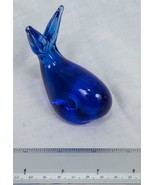 Blue Whale Ocean Mammal, Large Bubble Art Glass Blown Paperweight mjb - £11.63 GBP