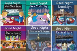 GOOD NIGHT NEW YORK Geographical Bedtime Boardbook Collection by Adam Gamble 1-6 - £38.75 GBP