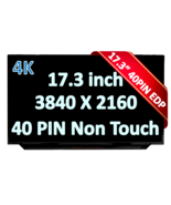 B173ZAN03.0 fit NE173QUM-N42 LCD Screen 4K UHD 3840*2160 40 Pins Display... - $254.81 CAD