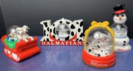 Set of 4 Disney 101 Dalmatians McDonald's Snow Globes Christmas Snowglobes - $9.89