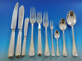Thread Edge by James Robinson Sterling Silver Flatware Dinner Service 84 pieces - £13,592.52 GBP