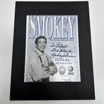 Vintage Smokey Robinson Tour Poster Hand Signed and Inscribed and Dated ... - £70.78 GBP