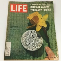 VTG Life Magazine April 17 1970 Crusade Against Too Many People Feature - £9.80 GBP