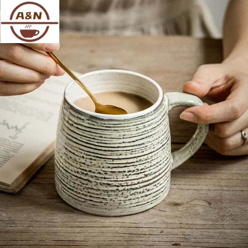 Vintage 500ML Japanese Ceramic Coffee Mug  Large Capacity - $24.99