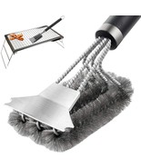 Grill Brush and Scraper 18 Inch,Stainless Steel Barbecue Cleaning Brush,... - $16.82