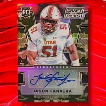 2016 Panini Prizm Collegiate Draft Picks Camo /199 Jason Fanaika #290 Auto - £3.37 GBP