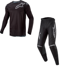 New 2024 Alpinestars Racer Graphite Black Dirt Bike Adult MX Gear - £156.17 GBP