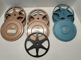 Lot of 4 Vintage 8mm Metal Film Reels and Cans - £23.77 GBP
