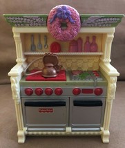 Fisher-Price Loving Family Doll House Furniture Kitchen Stove Oven Sounds Range - £7.15 GBP