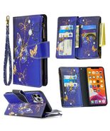 for Samsung Galaxy A12 (Color: Purple Butterfly) Durable Pattern Leather... - $1,063.61 MXN
