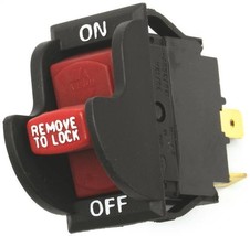 New 61314 Spst Rocker Switch With Lockout, 20 Amp, 125 Volt 3403102 - $22.79