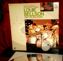 &#39;LOUIE BELLSON and Big Band!&#39; Live Concert on 12-in Stereo Laser Disc, Imported - £11.86 GBP
