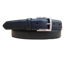 Lejon Leather Goods women&#39;s vintage bison leather satin classic 30mm usa... - $42.00