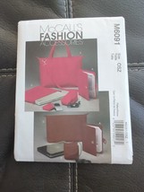 6091 Mccall&#39;s Fashion Accessories Tote, LAPTOP/NOTBOOK CASES/MORE Sewing Pattern - £6.82 GBP