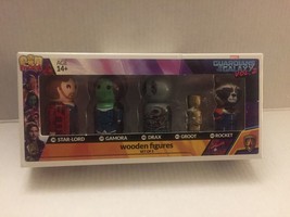 New Marvel Guardians of the Galaxy 2&quot; Wooden Figures - £15.10 GBP