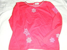 NWT Hanna Andersson twirl velour skirt heart top outfit set red 130  8  - $29.69