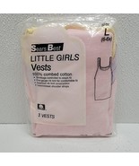 Vintage Sears Girls Shirts Vests Tank Top Package Of 3 Size 6-6x Sealed NOS - $890.67 MXN