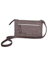 ROSETTI Cross Body Purse Pockets Zip Close Adjustable Shoulder Strap Grey - €16,18 EUR