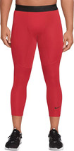 Nike Pro Dri-Fit 3/4 Length Fitness Tights University Red Men Size Small... - $459.88 MXN