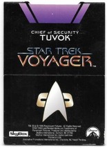 Star Trek Voyager Season 1 Series 2 Tuvok Pop-Up F3 Chase Card Skybox 1995 - £10.04 GBP