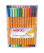 RYSTOR 25 Fineliners set in etui, 25 colours  Tip diameter 0,4 mm Bullet... - $30.07 CAD