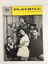 1960 Playbill Henry Miller&#39;s Theatre Gig Young in Under The Yum-Yum Tree - £15.14 GBP